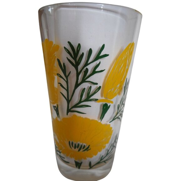 MCM Peanut Butter Drinking Juice Glass Tumbler California Poppy Estate 5" - Picture 5 of 5